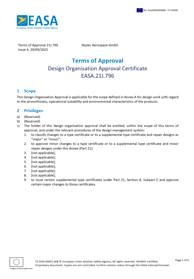 skytec aerospace poa preview